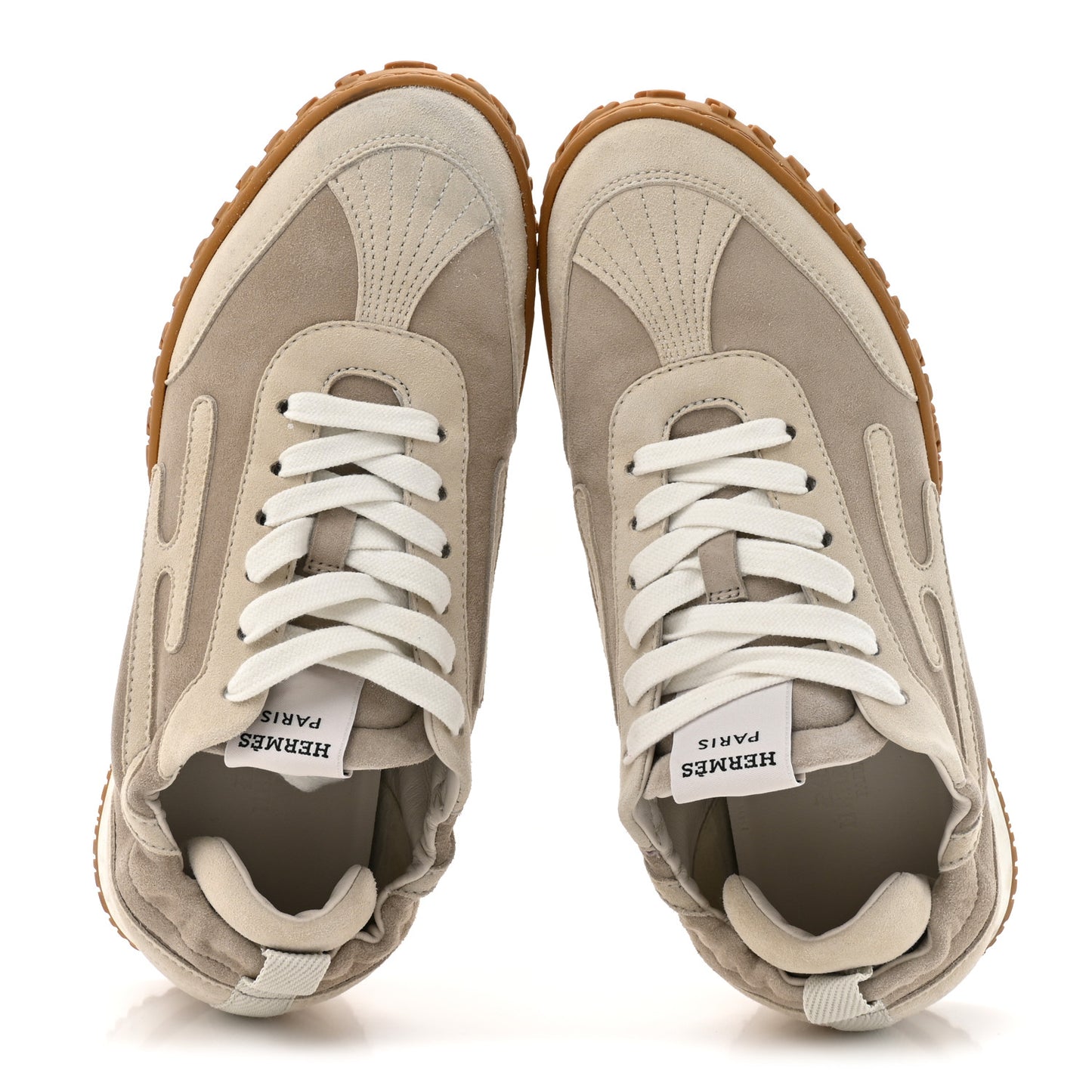 Suede Goatskin Mens Jet Sneakers 36 Beige Esquisse Glaise