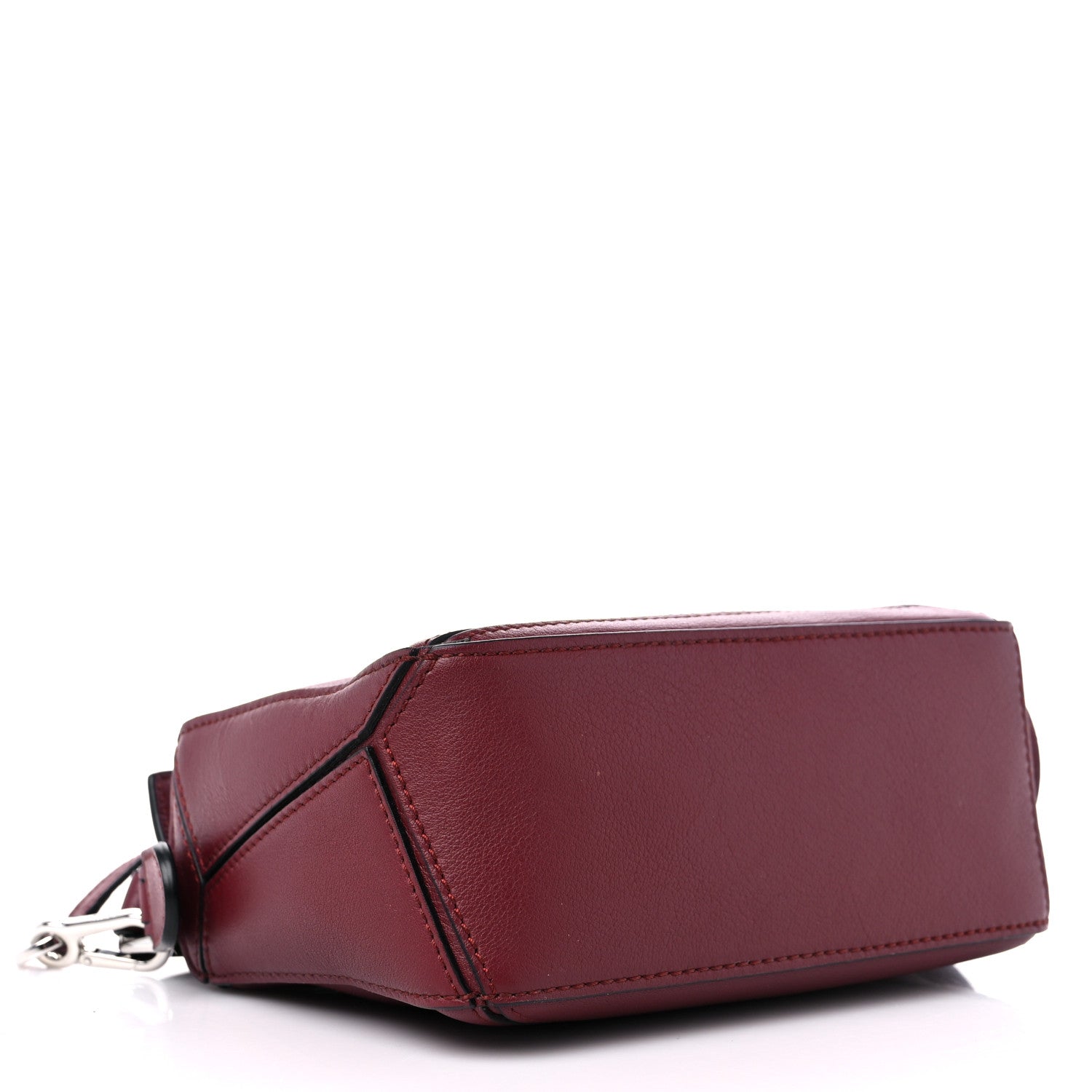 Loewe Calfskin Mini Puzzle Bag Wine 4 of 8