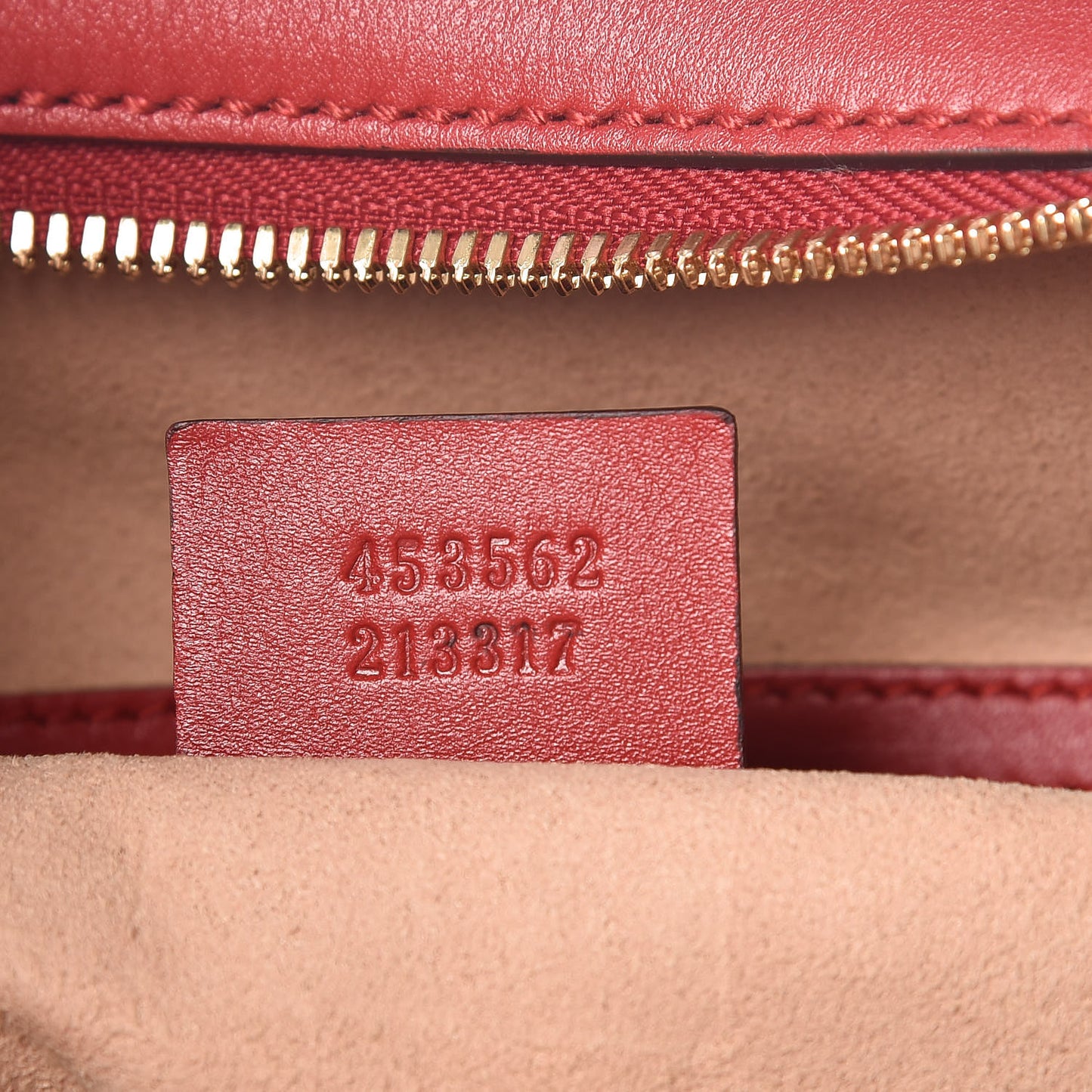 Apollo Calfskin GG Dadini Embroidered Chain Hobo Hibiscus Red