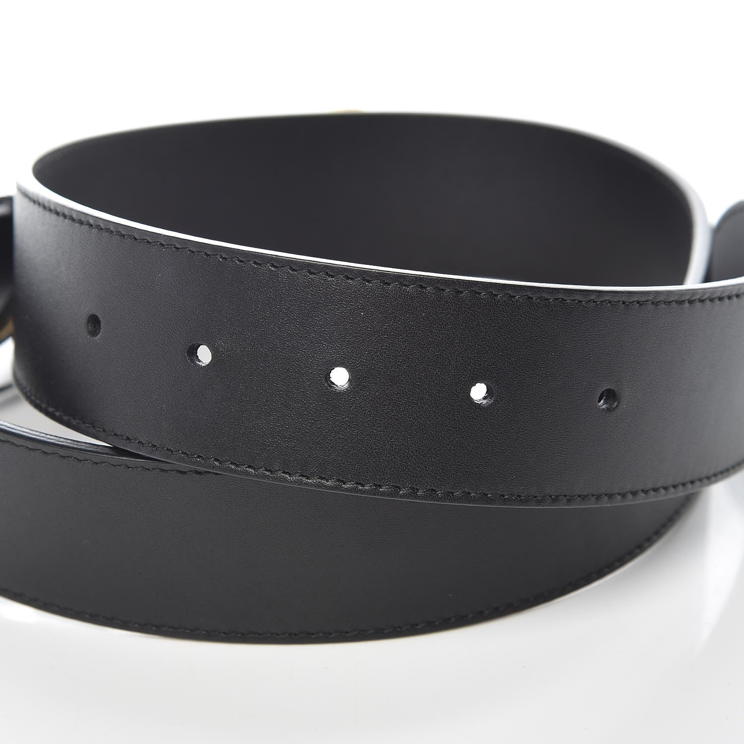 Gucci Calfskin Double G 40mm Belt 80 32 Black 4 of 6