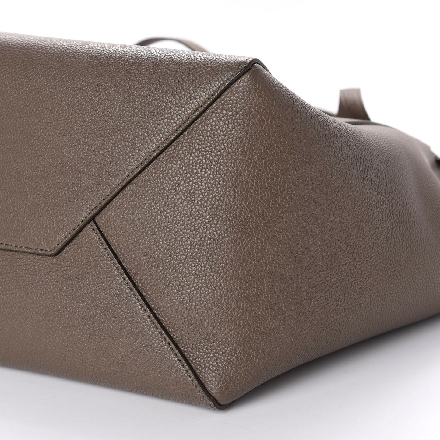 Soft Grained Calfskin Small Belt Cabas Phantom Taupe