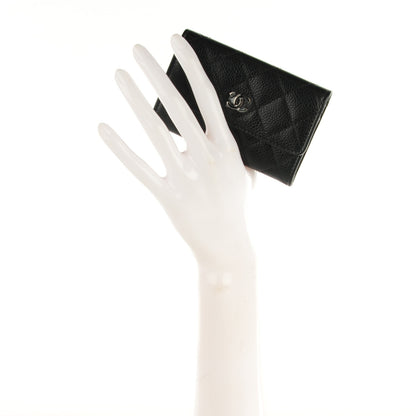 Chanel Caviar Quilted Flap Card Holder Black 2 of 8