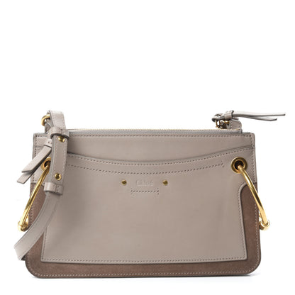 Chloe Calfskin Suede Mini Roy Bag Motty Grey 1 of 9