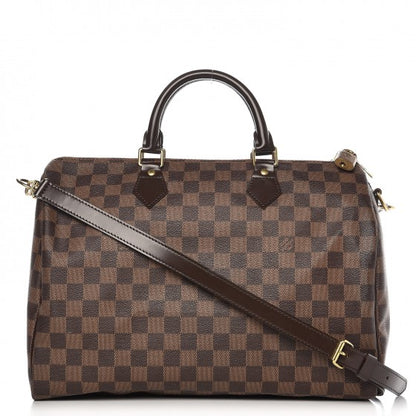 Louis Vuitton Damier Ebene Speedy Bandouliere 35 1 of 9