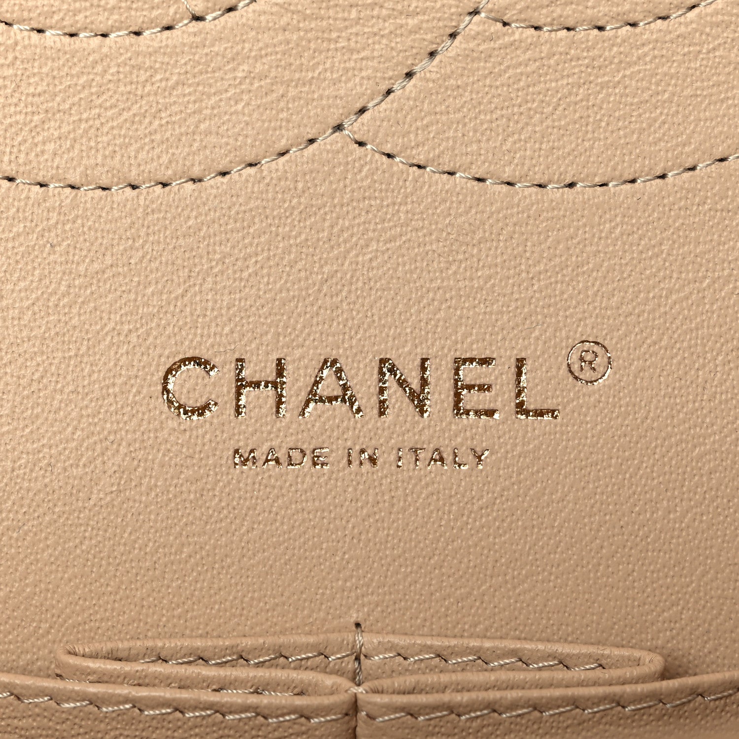 Chanel Caviar Quilted Jumbo Double Flap Beige Clair 6 of 10