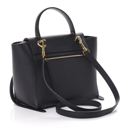 Celine Grained Calfskin Micro Belt Bag Black 4 of 10