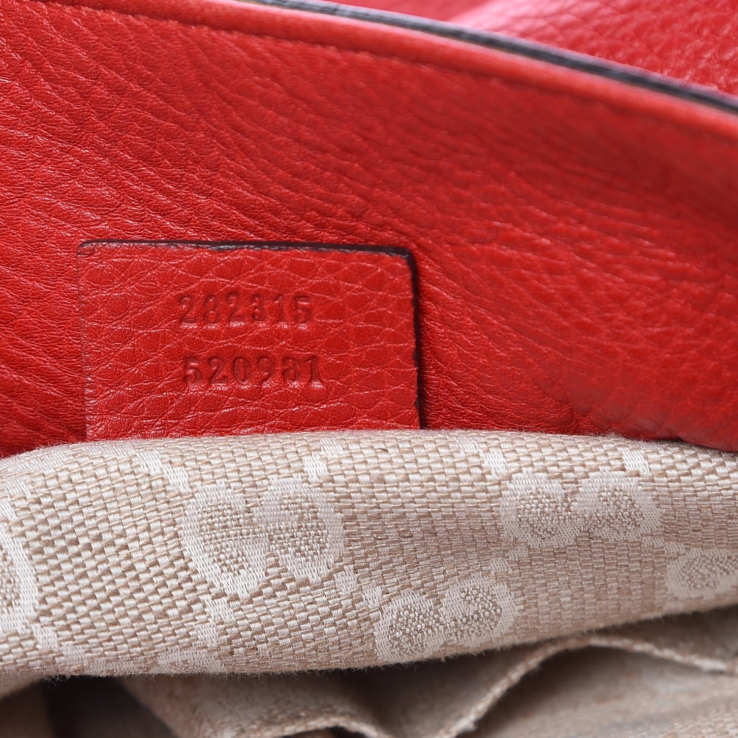 Gucci Pebbled Calfskin Medium Diana Bamboo Shoulder Bag Red 8 of 12