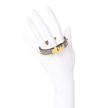 Hermes Swift Mini Dog Clous Ronds Bracelet T2 Gris Asphalte 2 of 5