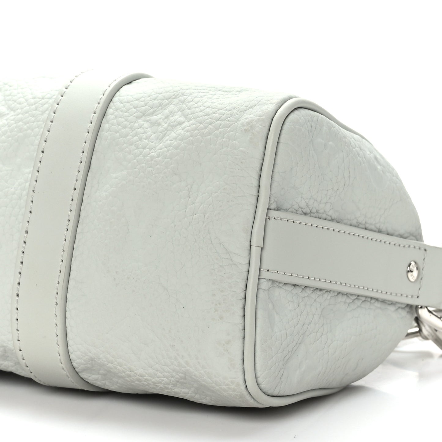Monogram Taurillon Keepall Bandouliere 25 Mineral Gray