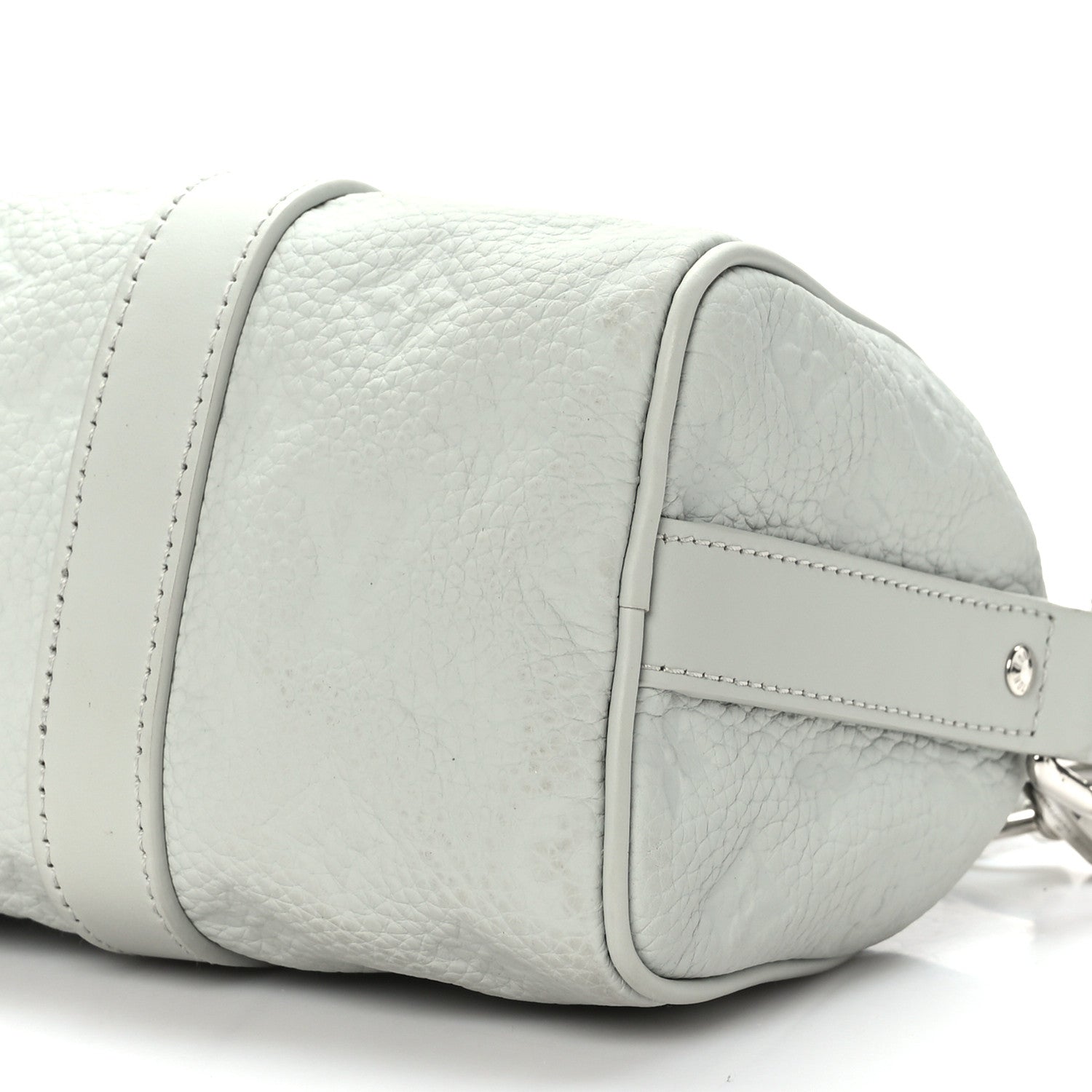 Louis Vuitton Monogram Taurillon Keepall Bandouliere 25 Mineral Gray 8 of 8