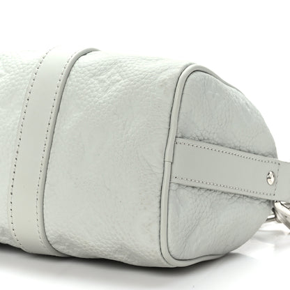 Louis Vuitton Monogram Taurillon Keepall Bandouliere 25 Mineral Gray 8 of 8