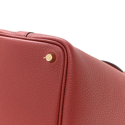 Hermes Taurillon Clemence Picotin Lock 18 PM Rouge H 10 of 13
