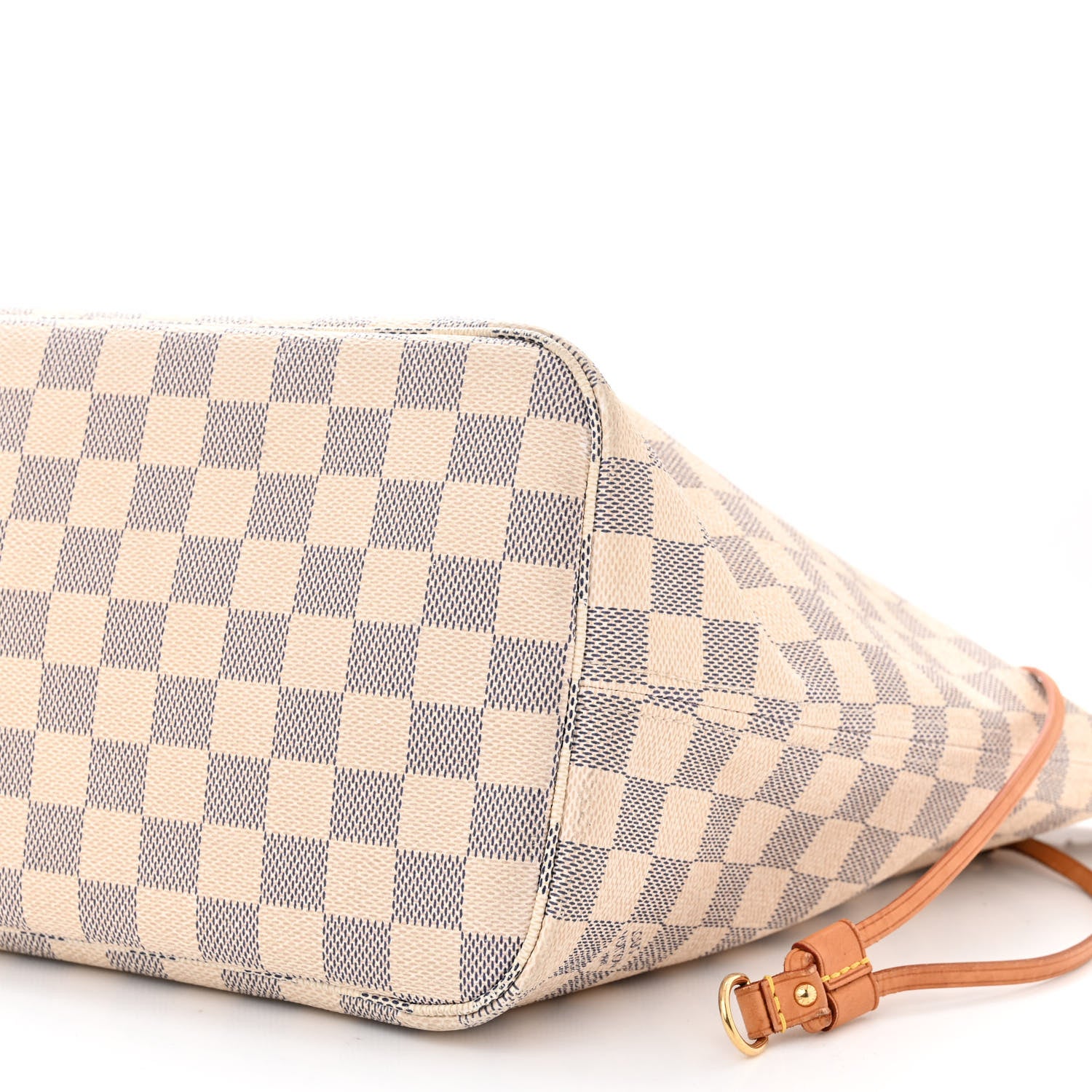 Louis Vuitton LOUIS VUITTON Damier Azur Neverfull MM 9 of 9