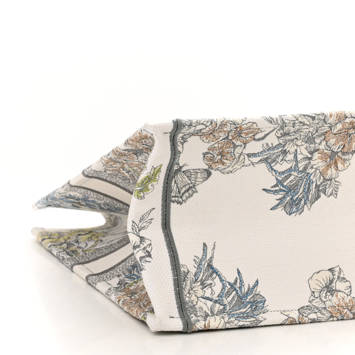 Canvas Embroidered Large Rêve d'Infini Book Tote Multicolor