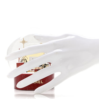 Chanel Glass N°5 Perfume Bottle Snow Globe Red 2 of 6
