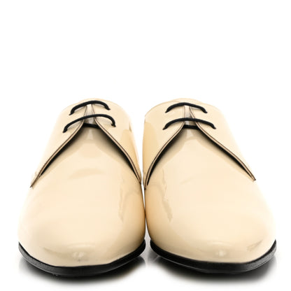 Saint Laurent Patent Calfskin Jonas Derby 39.5 Coquille 2 of 12