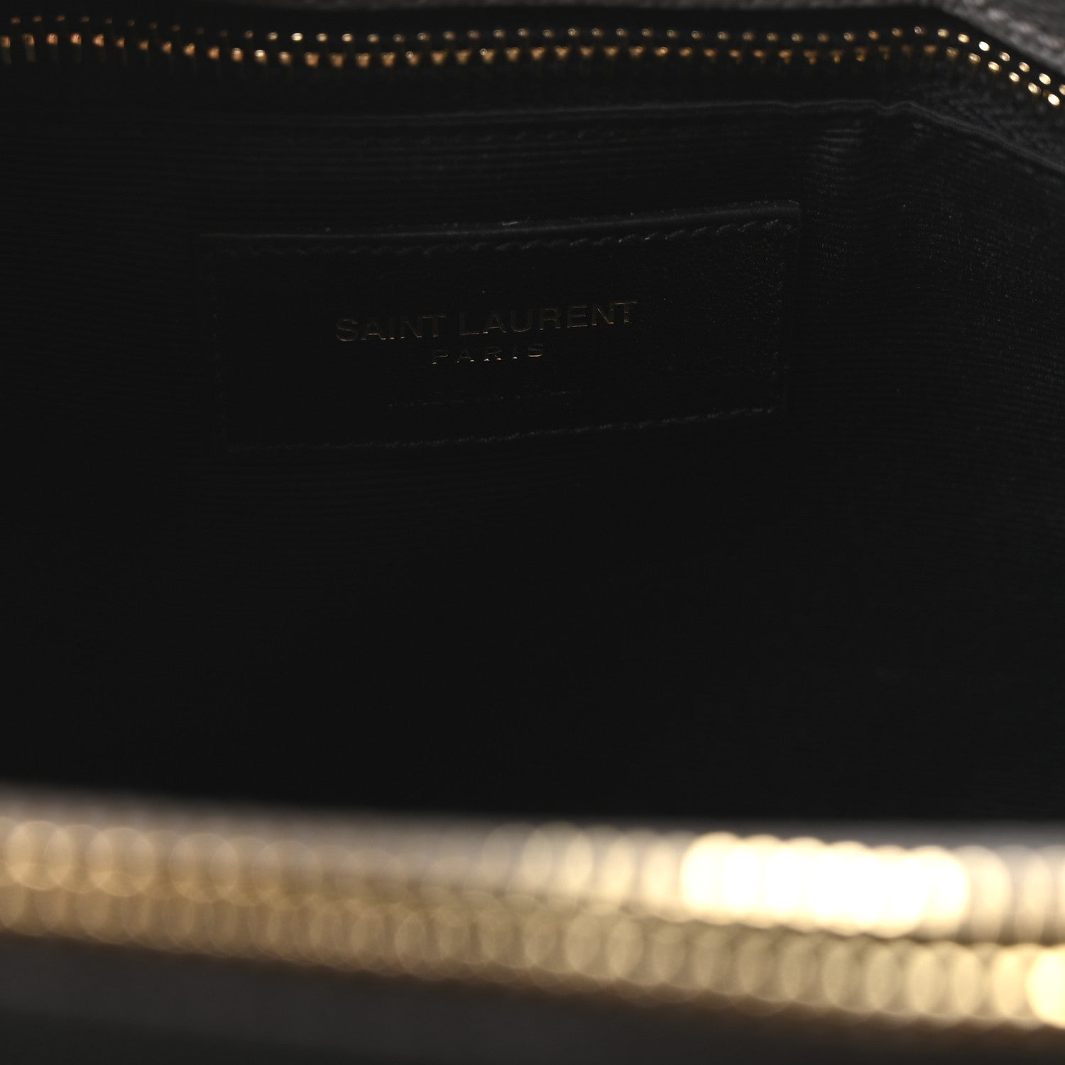Saint Laurent Grain De Poudre Matelasse Chevron Monogram Shopping Bag Fog 6 of 10