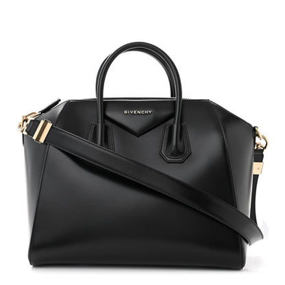 Givenchy Shiny Lord Calfskin Medium Antigona Black 1 of 10