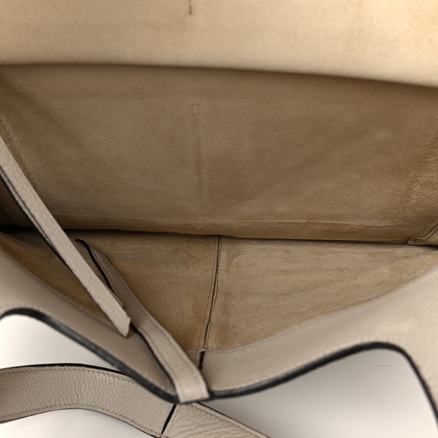 Baby Grained Calfskin Medium Tri-Fold Bag Powder