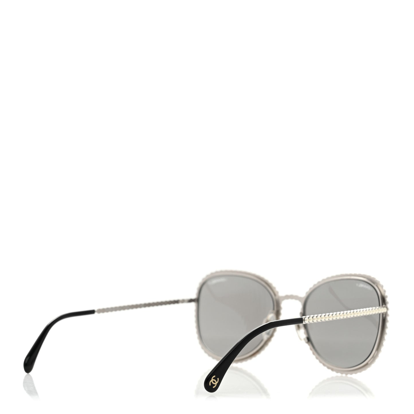 Beaded Sunglasses 71337 Silver