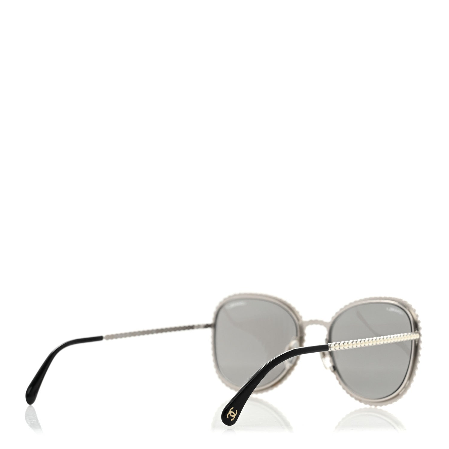 Chanel Beaded Sunglasses 71337 Silver 4 of 9