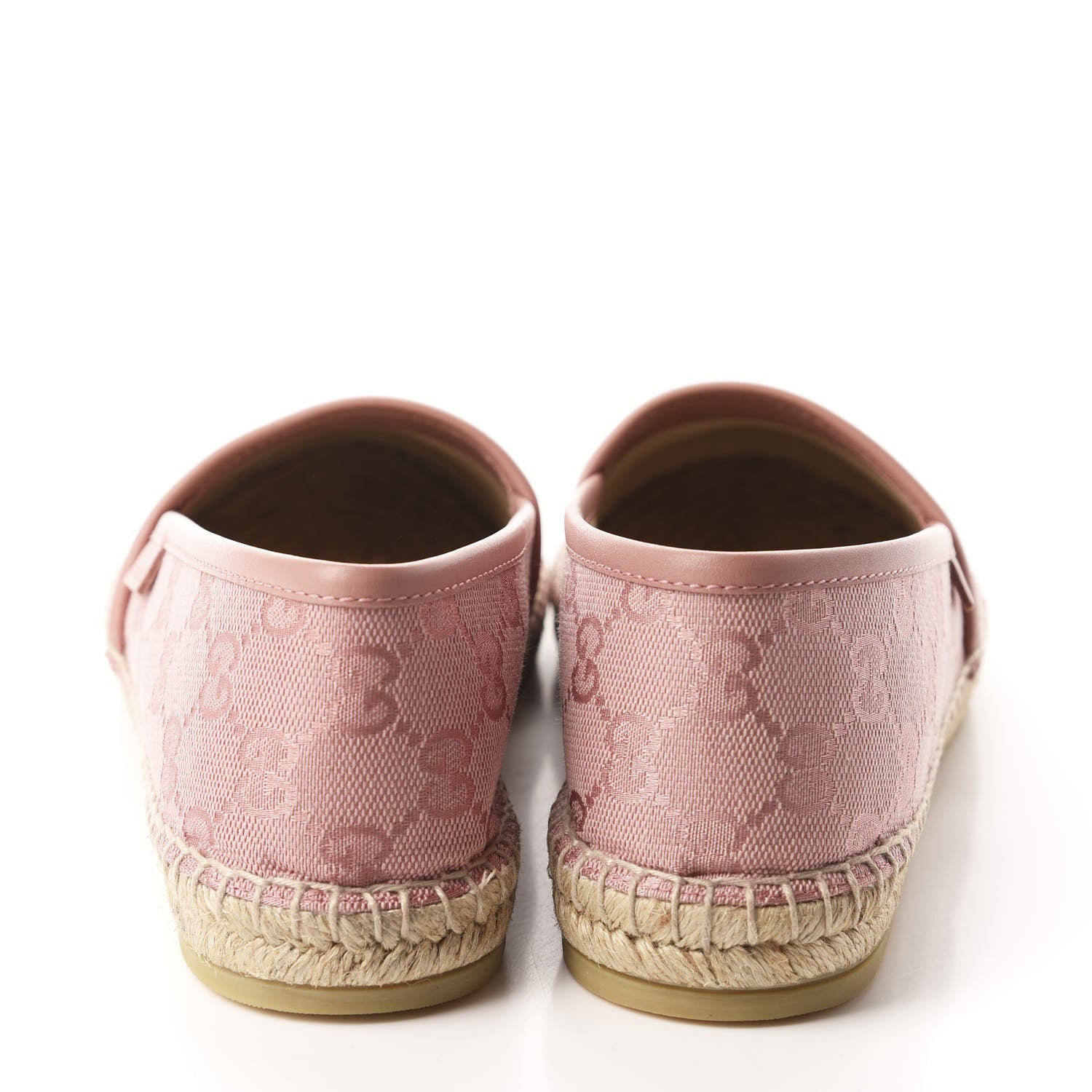 Gucci Monogram Espadrilles 36.5 Soft Pink 5 of 10
