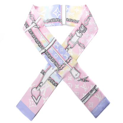 Louis Vuitton Silk Monogram Escale Confidential Bandeau Pink 1 of 3
