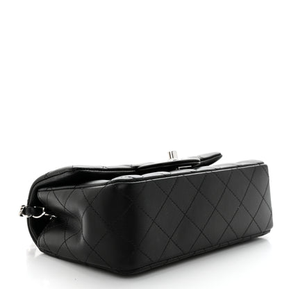 Chanel Lambskin Quilted Mini Rectangular Flap Black 4 of 10
