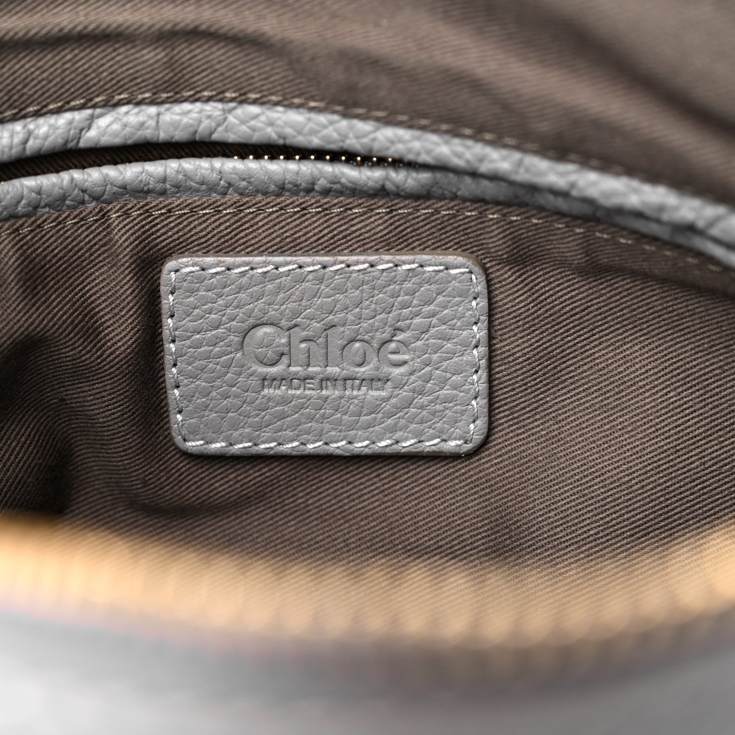 Chloe Calfskin Medium Marcie Satchel Cashmere Grey 6 of 10