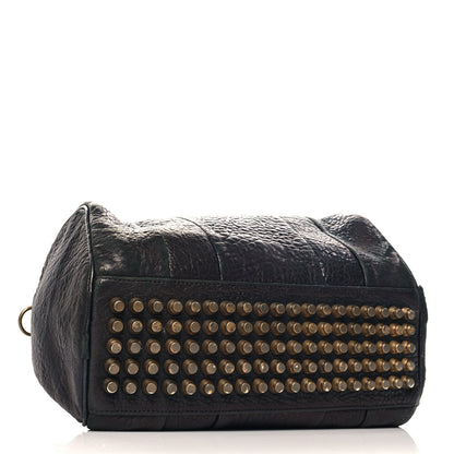 Alexander Wang Pebbled Lambskin Rocco Black Antique Brass Hardware 4 of 12