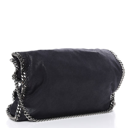 Stella McCartney Shaggy Deer Falabella Fold Over Tote Navy 3 of 9