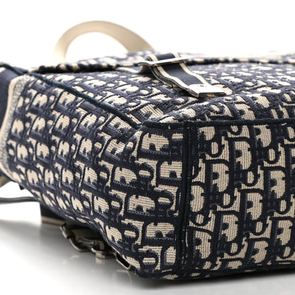 Christian Dior Oblique Backpack Blue White 8 of 11