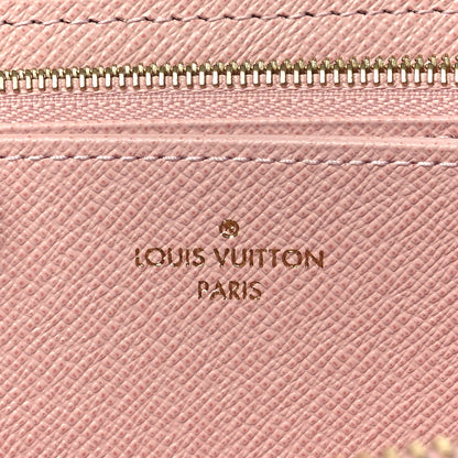 Louis Vuitton Damier Azur Zippy Wallet Rose Ballerine 6 of 7