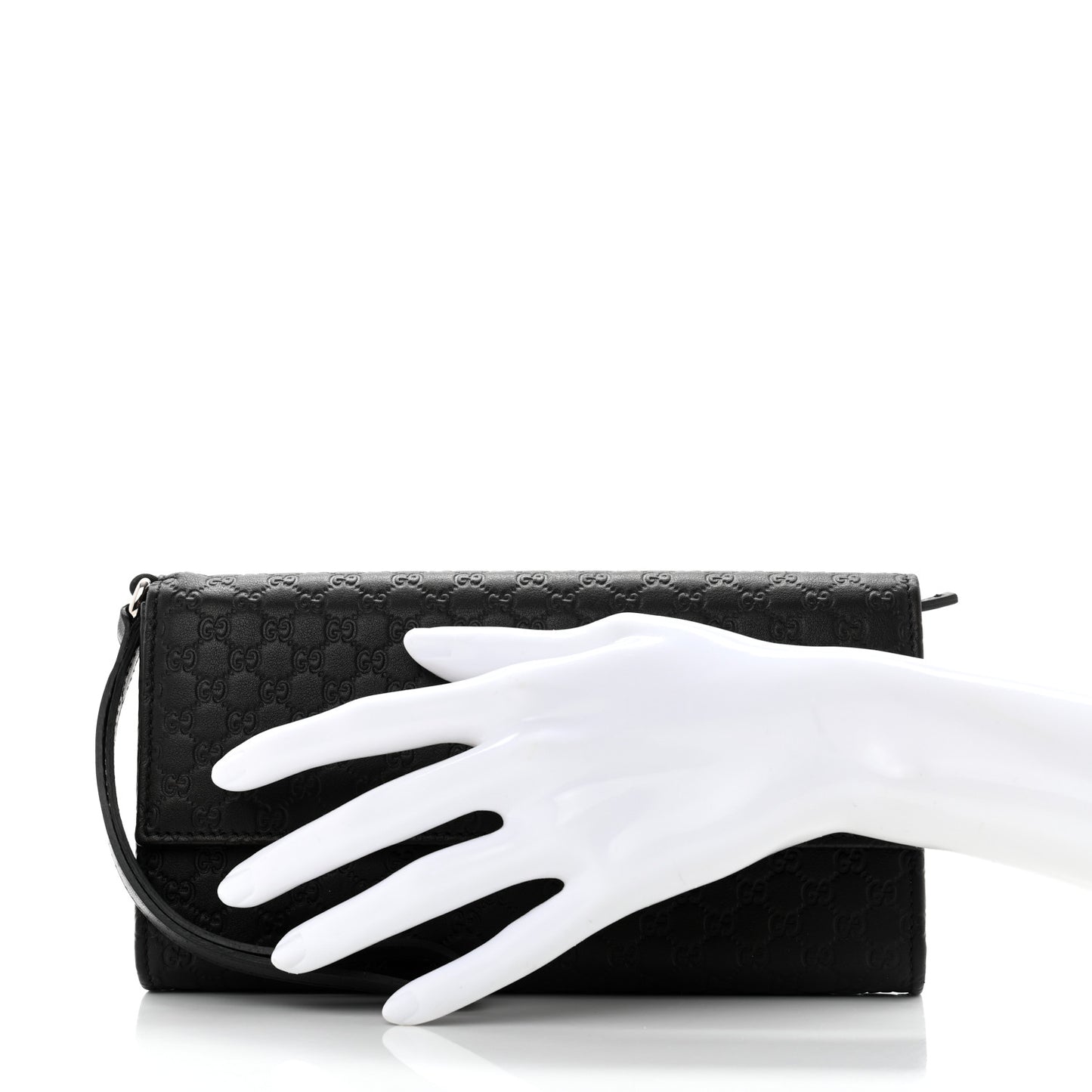 Microguccissima Travel Document Case Black
