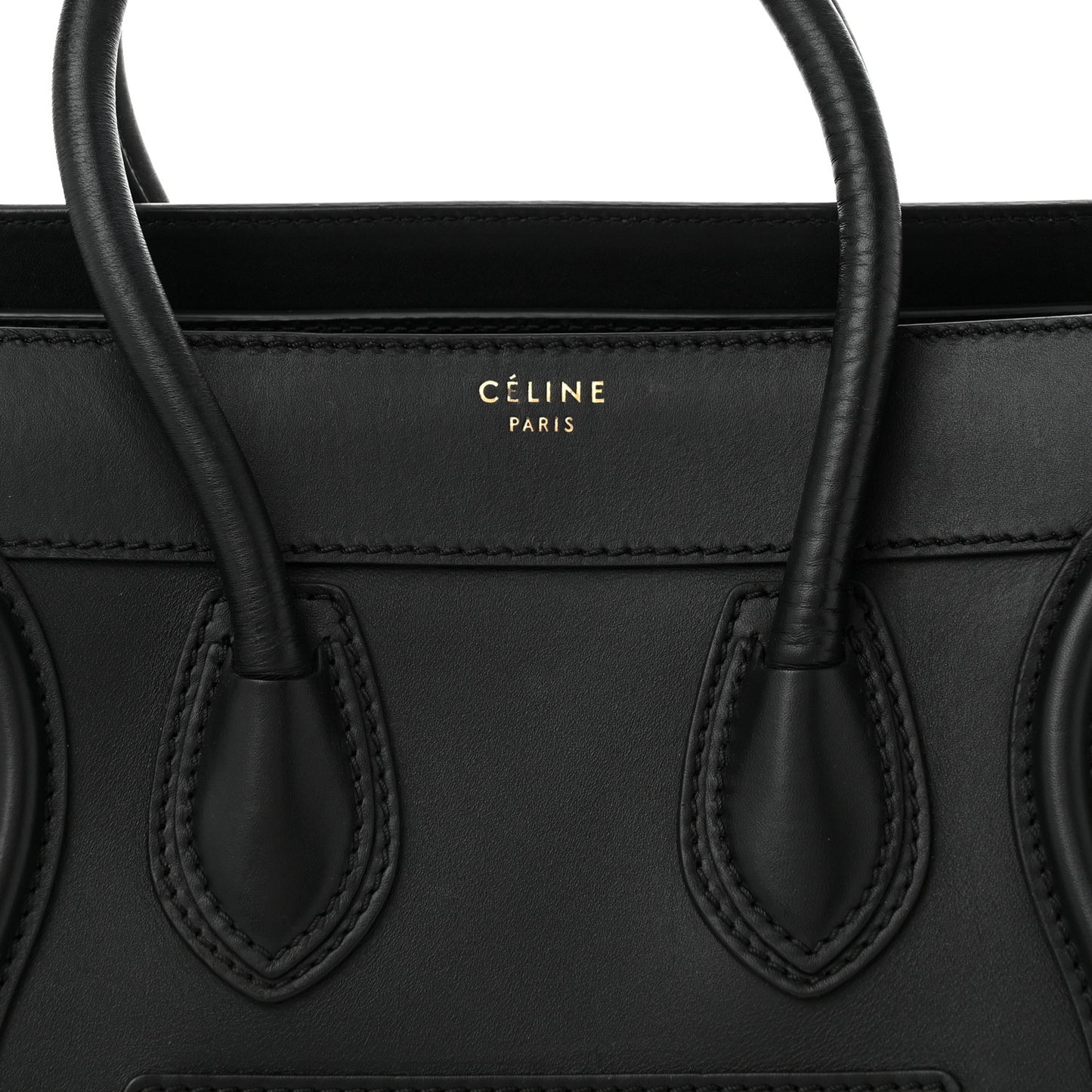 Smooth Calfskin Micro Luggage Black