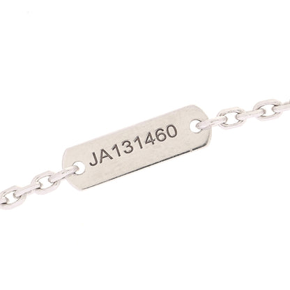 Van Cleef & Arpels 18K White Gold Diamond Vintage Alhambra Pendant Necklace 6 of 6