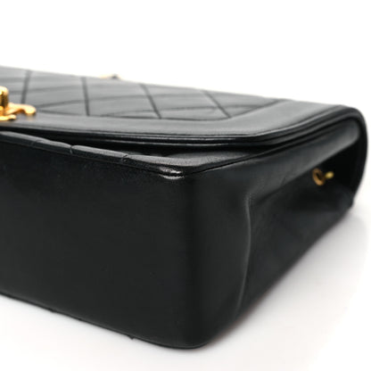 Chanel Lambskin Quilted Medium Single Flap Black 10 of 10