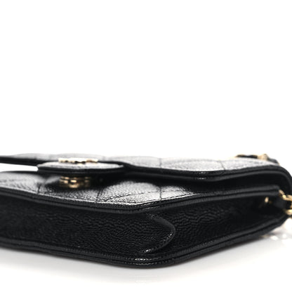 Chanel Caviar Quilted Mini Chain Bag Black 11 of 12
