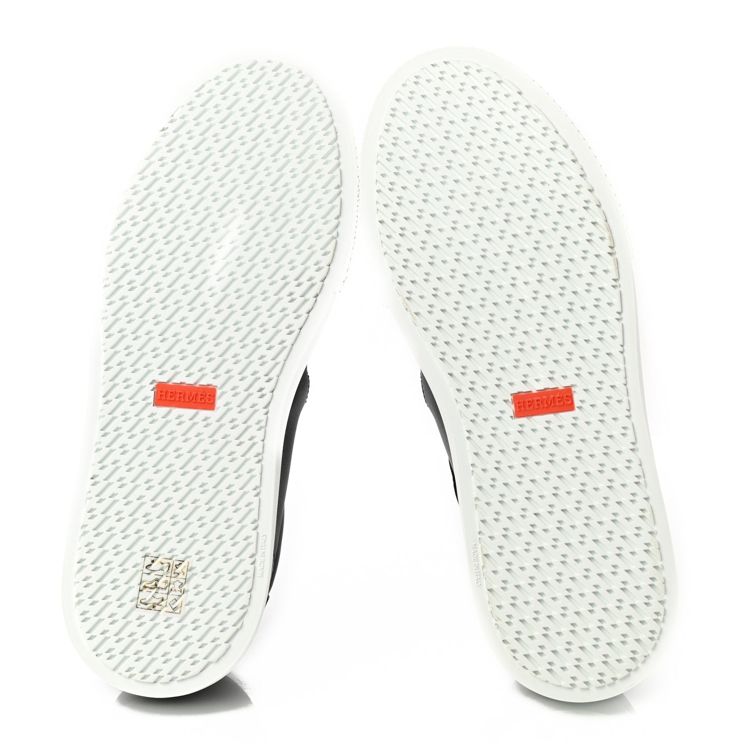 Hermes Calfskin Day Sneakers 40 Black 5 of 8