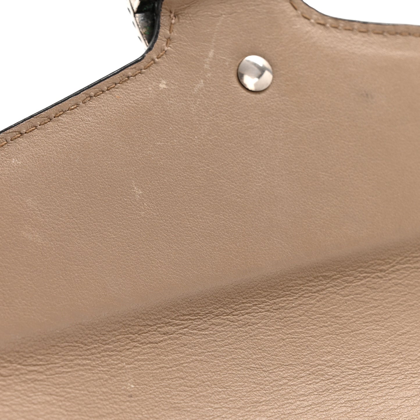 GG Supreme Monogram Mini Dionysus Chain Wallet Beige Taupe Beige Taupe
