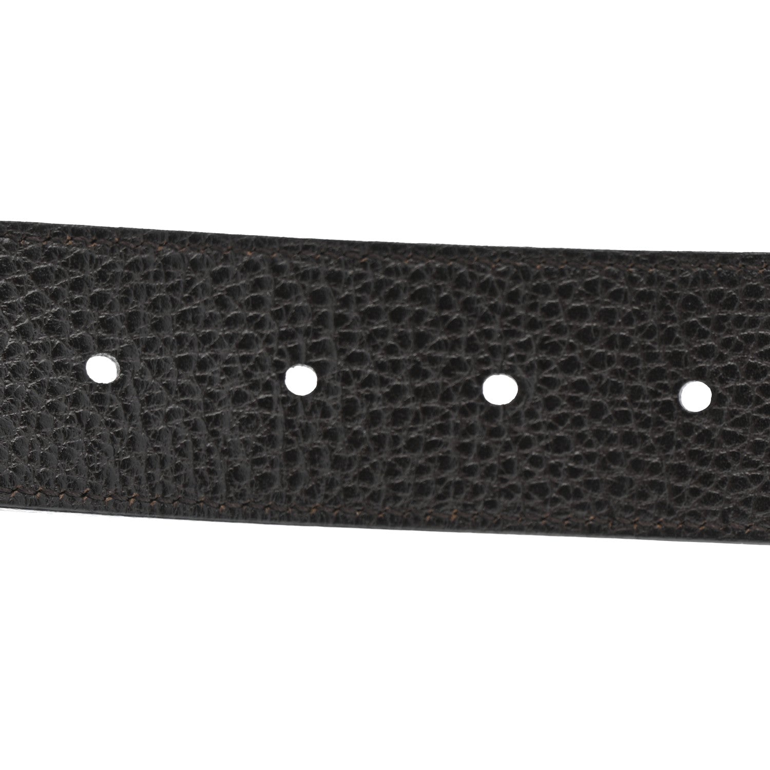 Gucci Calfskin Double G Reversible 85 34 Belt Black Cocoa 3 of 6