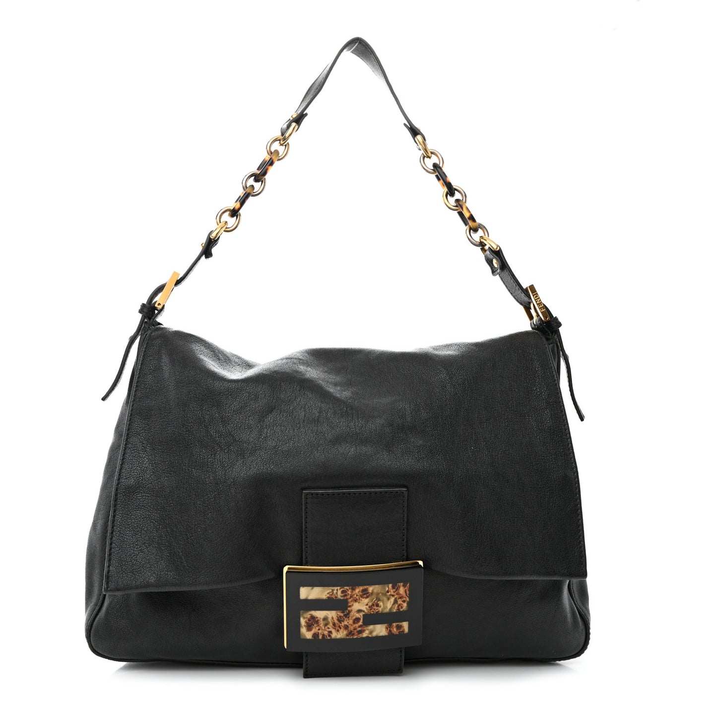 Vitello Savana Big Forever Mama Baguette Dark Brown