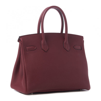 Hermes Togo Birkin 30 Rouge H 2 of 31