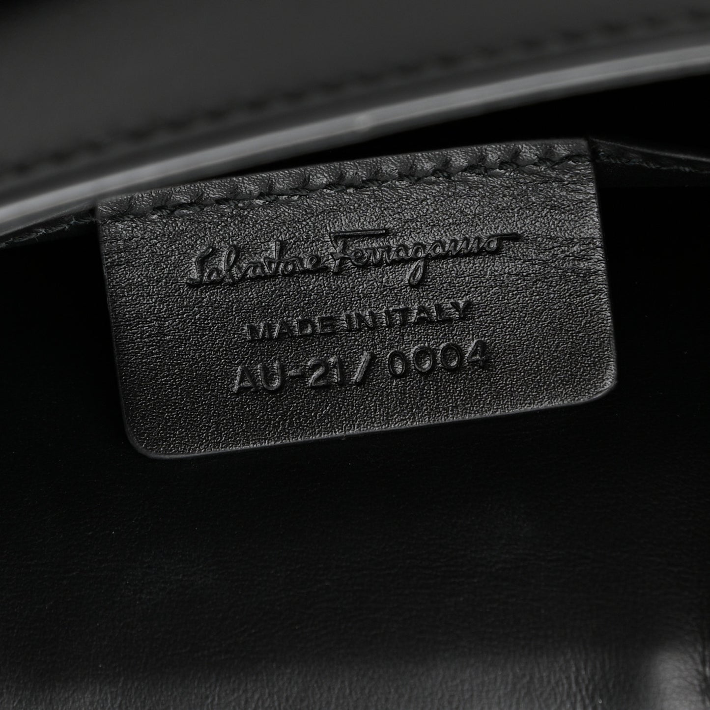 Calfskin Large Vela Flap Bag Black