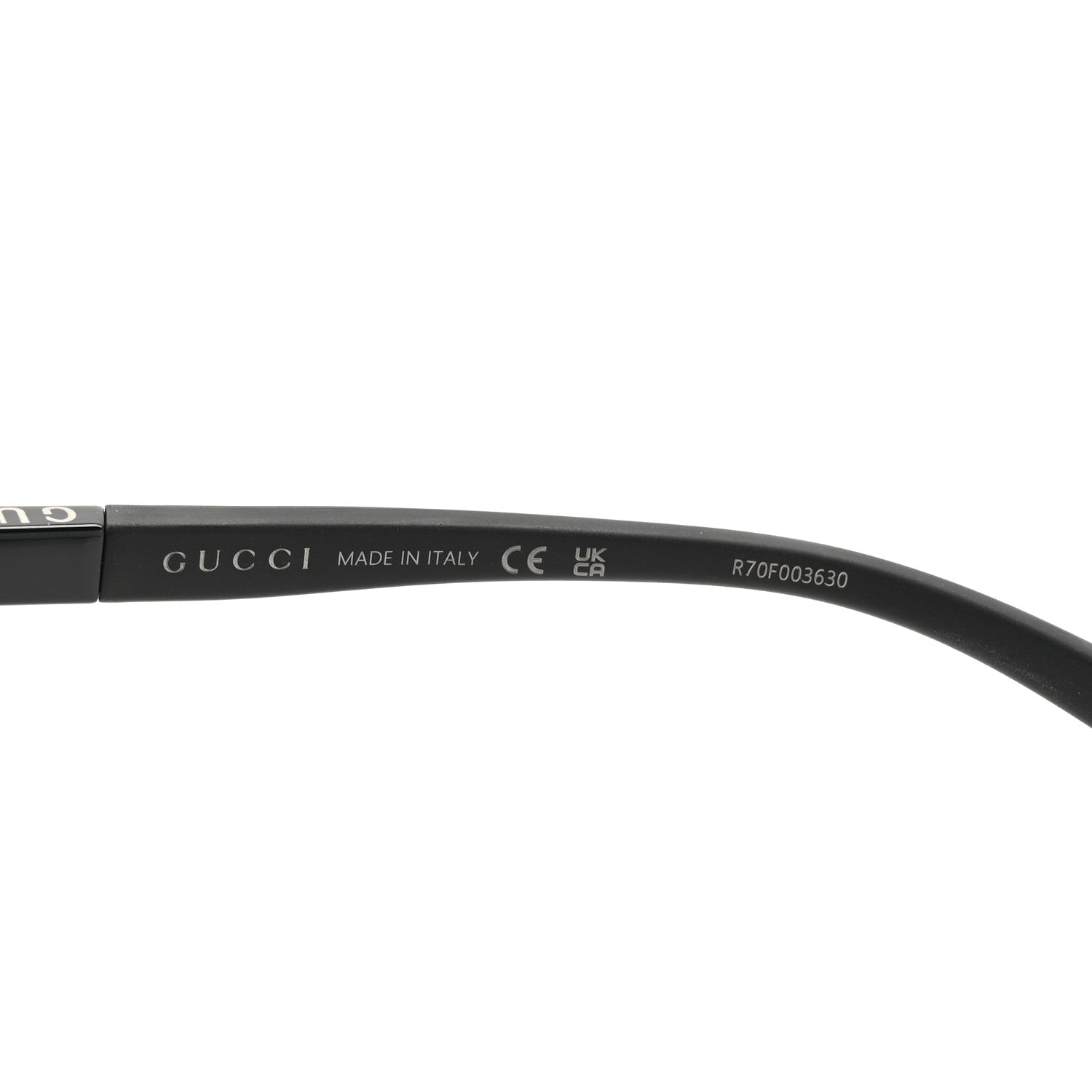 Gucci Acetate Rectangular Web Sunglasses GG1735S Black 6 of 8