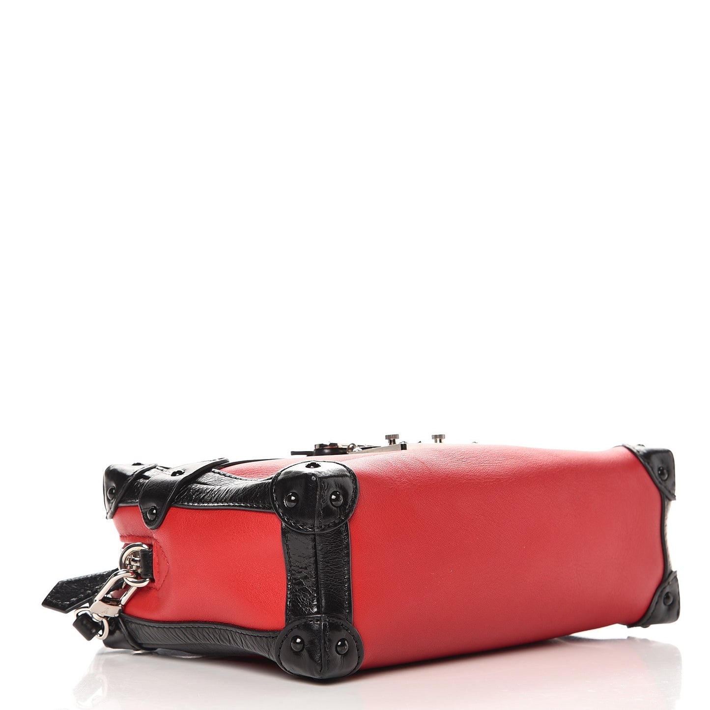 Calfskin Petite Malle Soft MM Rouge