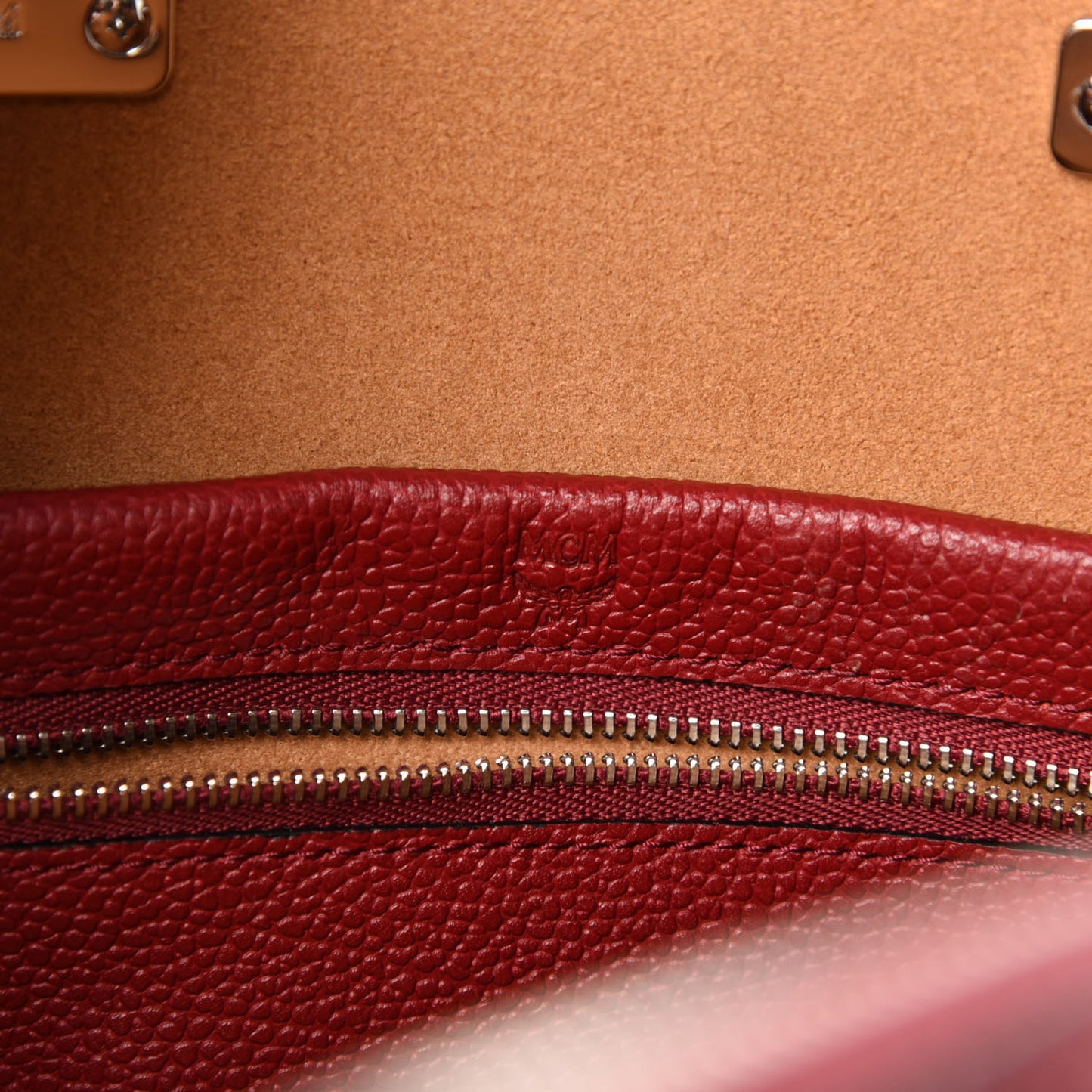 Grained Calfskin Medium Ella Boston Sash Burgundy