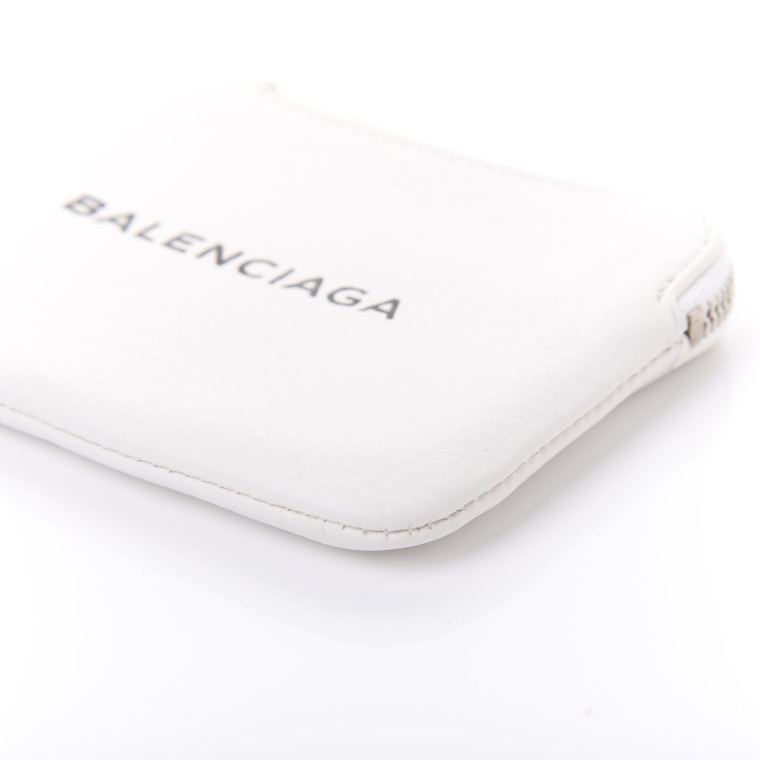 Balenciaga Calfskin XS Everyday Zip Coin Pouch White 7 of 8