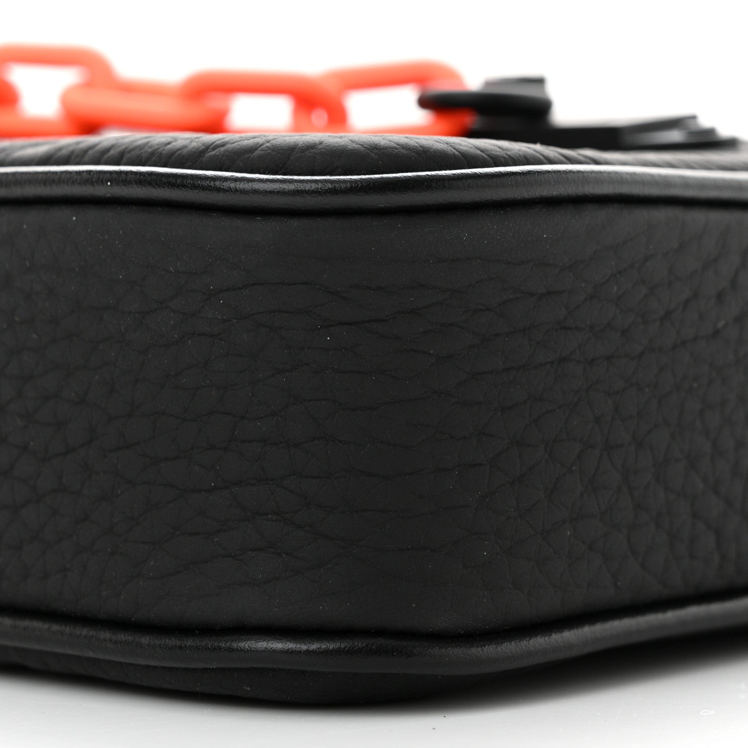 Louis Vuitton Taurillon Monogram Uniformes Solar Ray Soft Pochette Volga Belt Bag Black 10 of 10