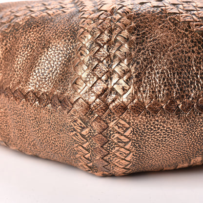 Bottega Veneta Metallic Cervo Deerskin Large Hobo Rame Ossidato 10 of 11